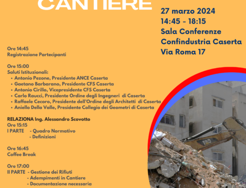 Seminario Tecnico “Classificazione e Gestione dei Rifiuti da Cantiere”